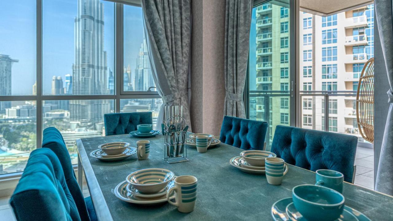 Bellavista - 2Br At The Residences Downtown Boulevard Full Burj Khalifa And Fountain View Dubai Eksteriør bilde