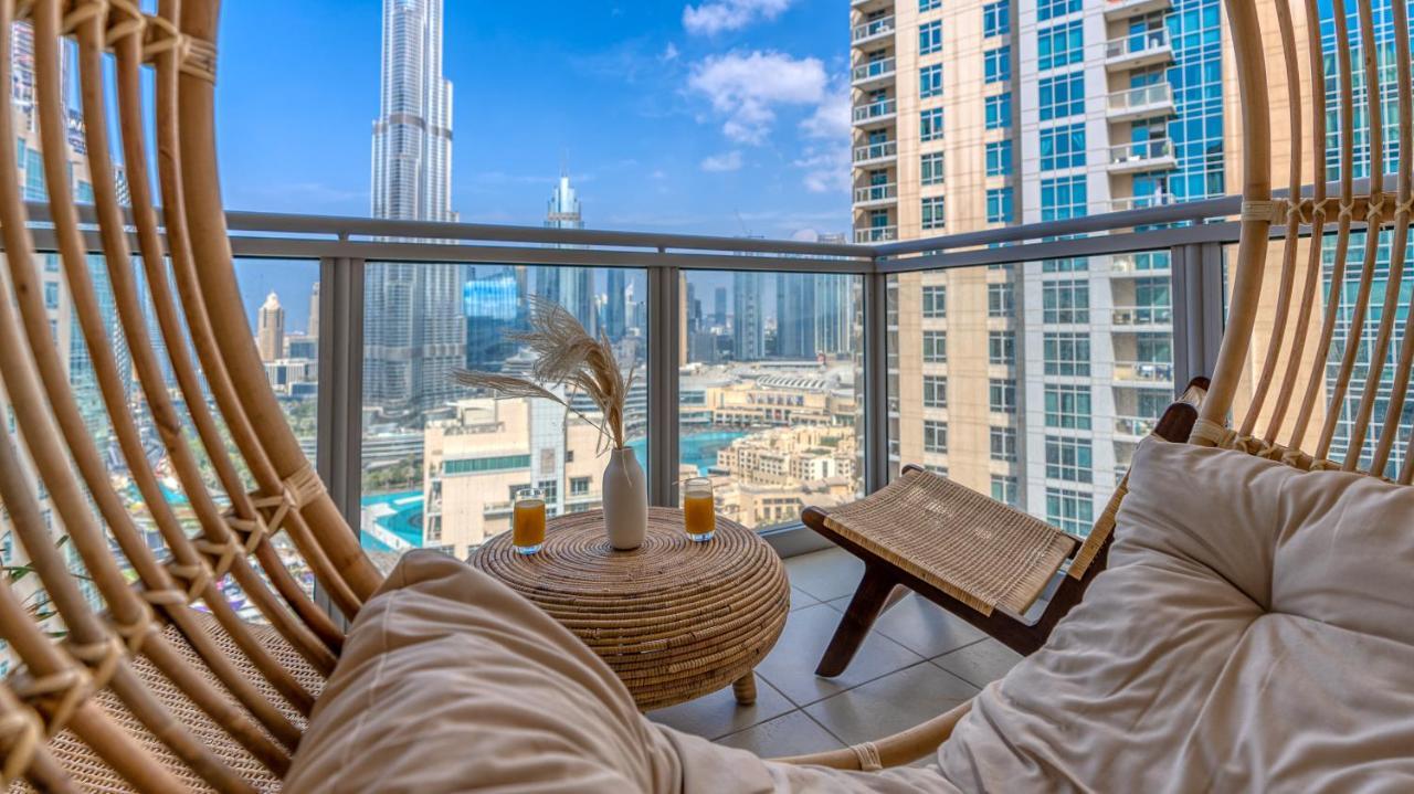 Bellavista - 2Br At The Residences Downtown Boulevard Full Burj Khalifa And Fountain View Dubai Eksteriør bilde