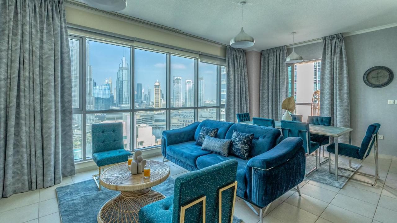 Bellavista - 2Br At The Residences Downtown Boulevard Full Burj Khalifa And Fountain View Dubai Eksteriør bilde