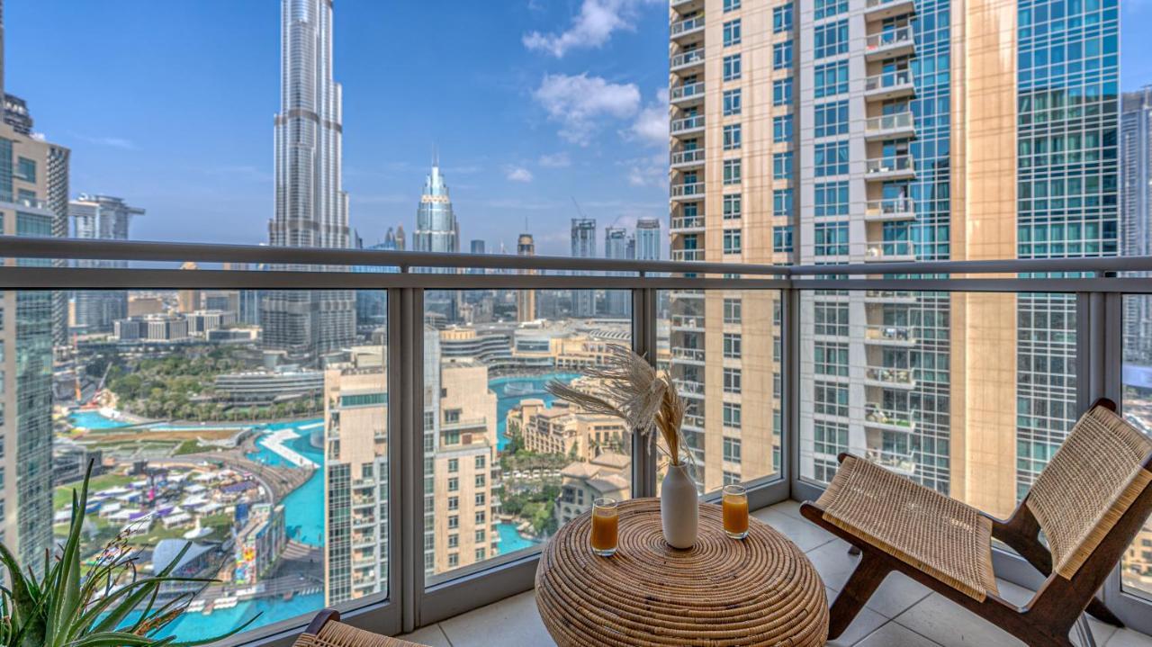 Bellavista - 2Br At The Residences Downtown Boulevard Full Burj Khalifa And Fountain View Dubai Eksteriør bilde