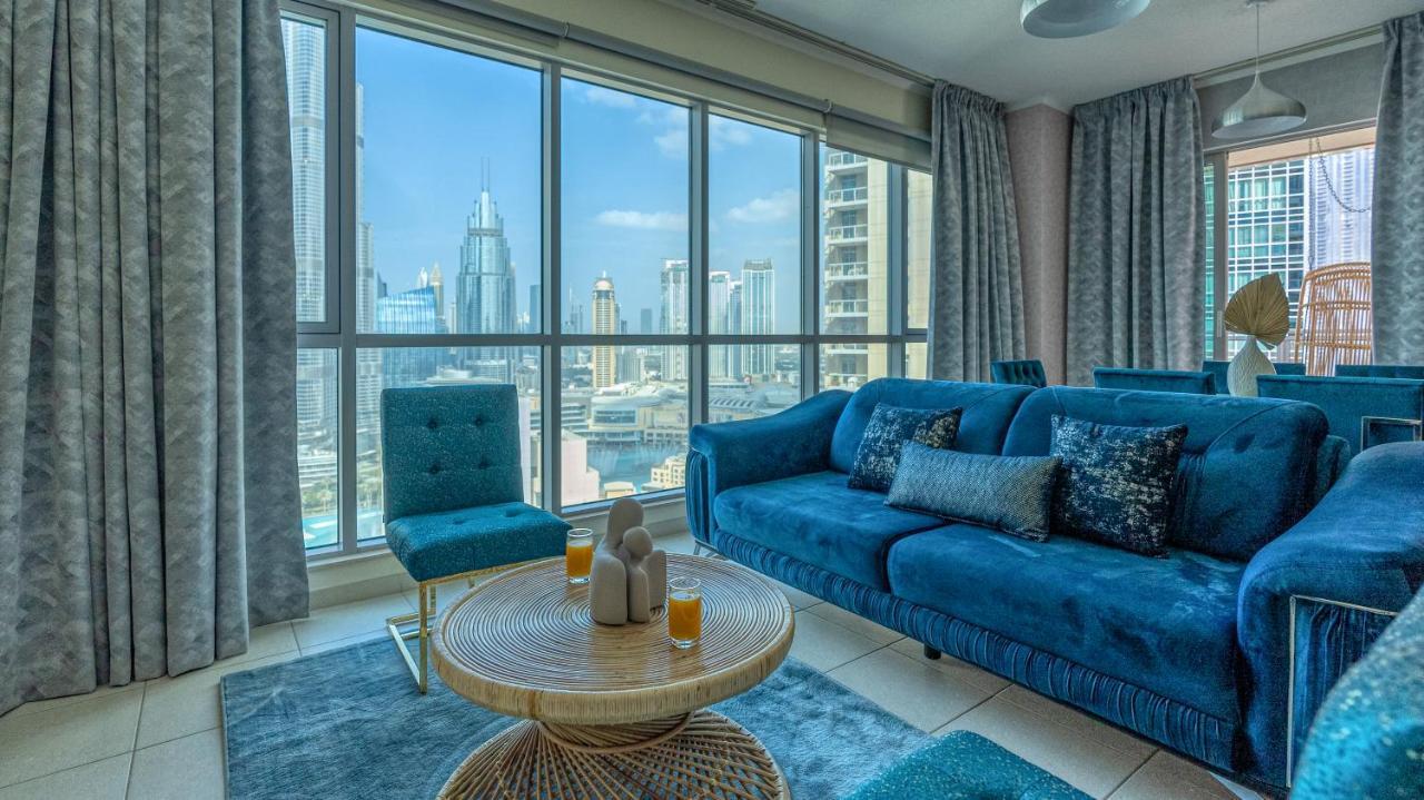 Bellavista - 2Br At The Residences Downtown Boulevard Full Burj Khalifa And Fountain View Dubai Eksteriør bilde